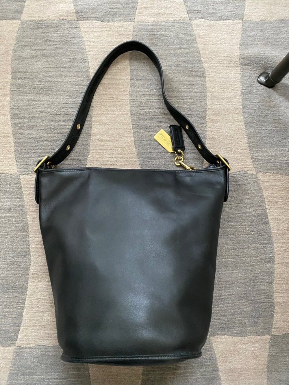 Coach Legacy Duffle/ Bucket Bag 17998 – Black Glove-tanned Leather